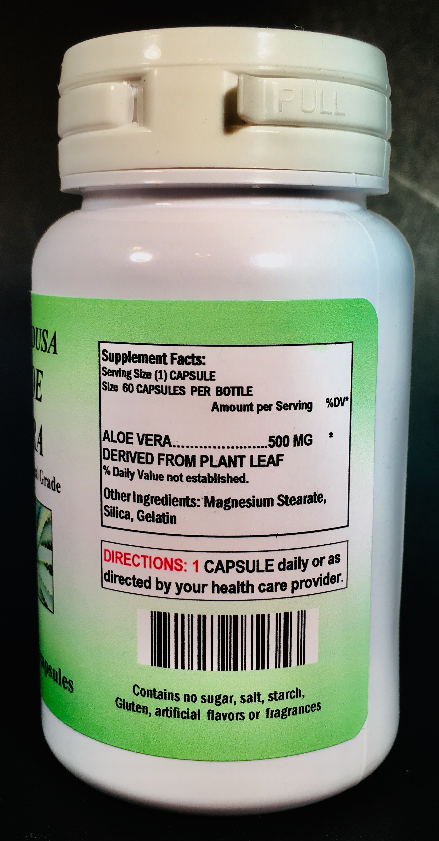 Aloe Vera 500mg - 60 capsules